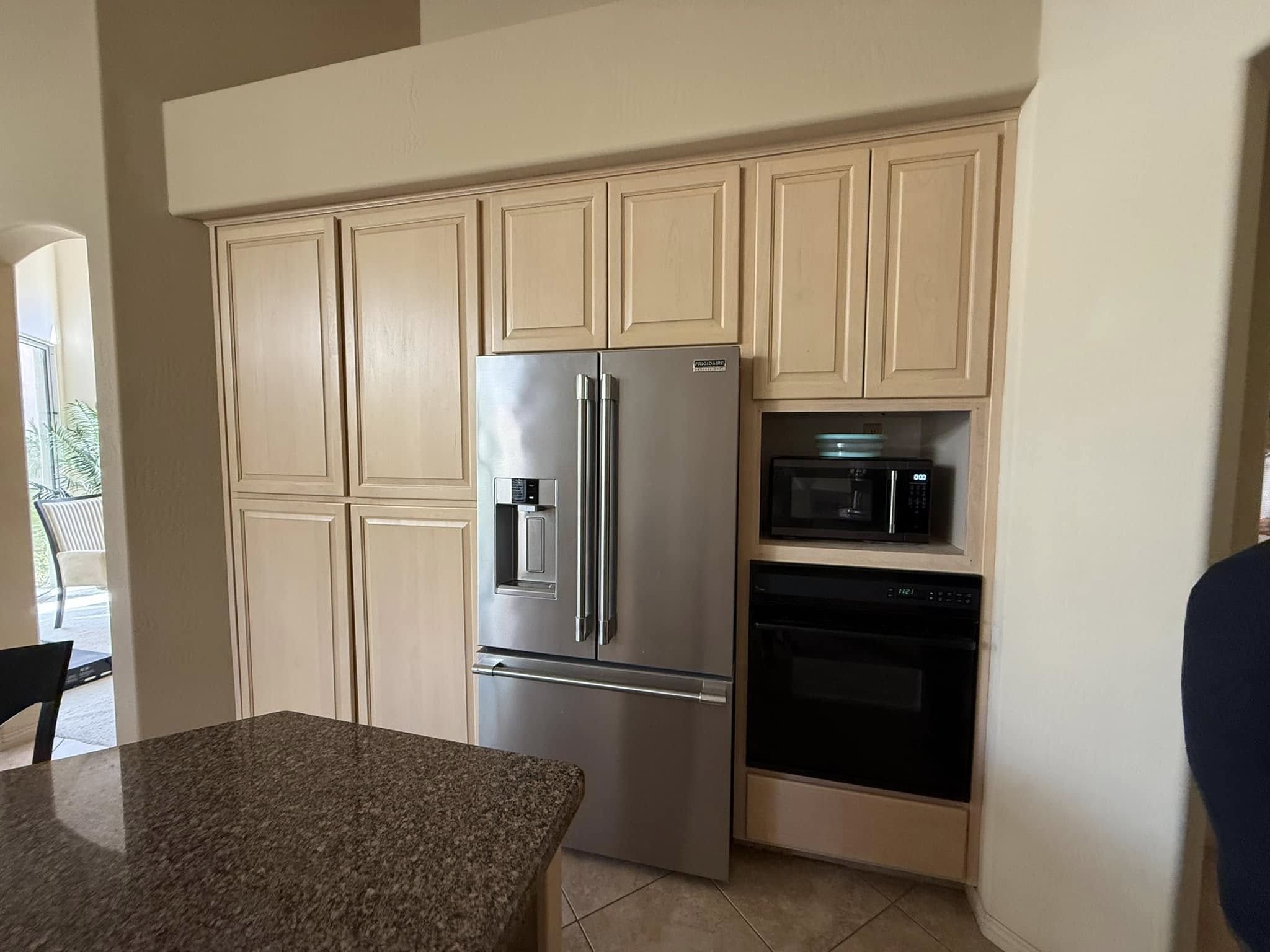 Cabinet refinishing project